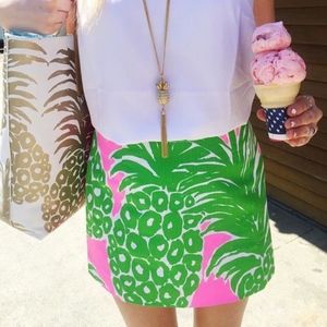 NWT Lilly Pulitzer Pineapple Skirt